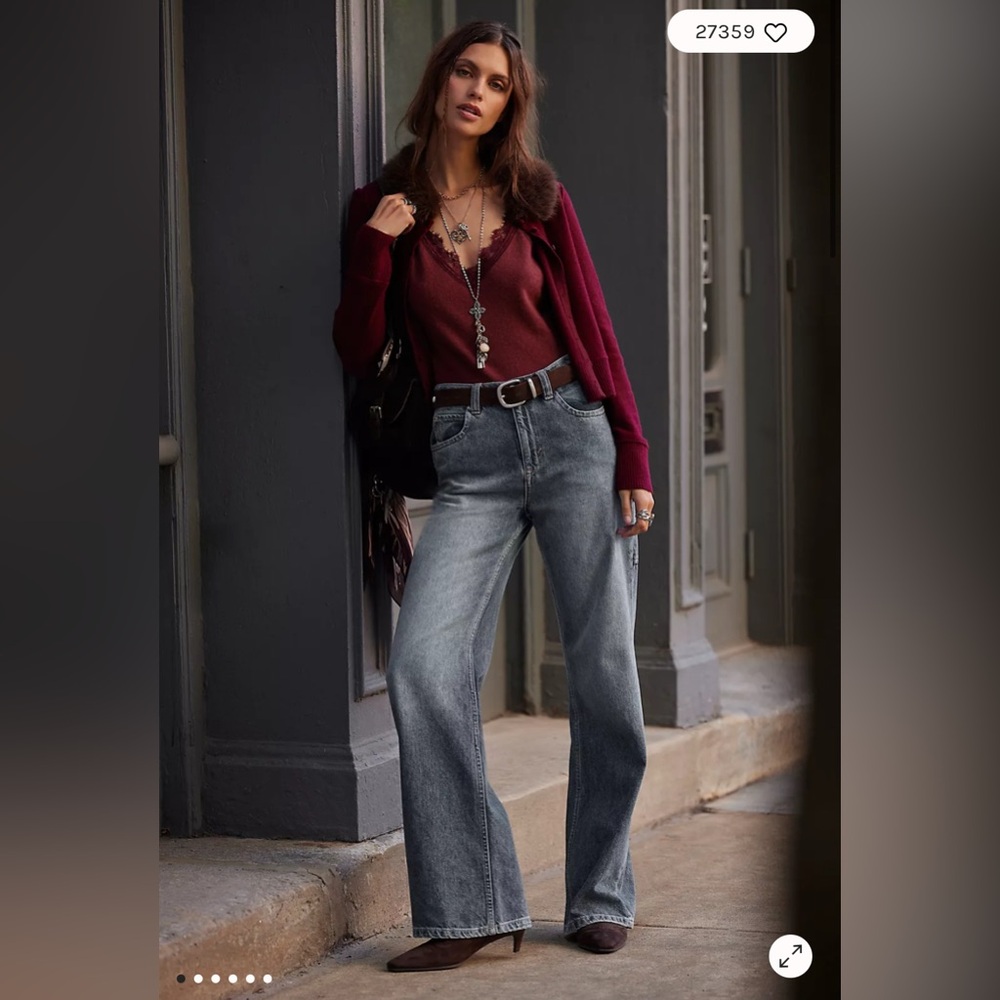 Free People - We The Free Tinsley Baggy High-Rise Jean